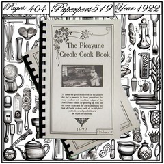 1922 The Picayune Creole Vintage Cook Book 404 Pages
