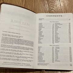 Nelson Bible 6365SAM NCV New Century Version Giant Print Book Tabs *READ*