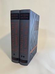 From Dawn to Decadence, Barzun, Jacques – Vol. 1 & 2 Boxed Set
