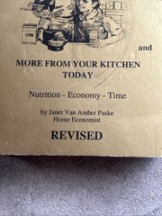 The Great Depression Recipes of 1930s Volume 1-2 Rita Van Am 1992. SIGNED Copy