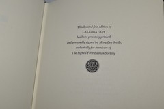 Celebration by Mary Lee Settle Franklin Library Signed 1st Edition (FDX54)