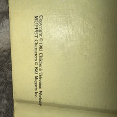 The Sesame Street Treasury Book Volume 1 Number Letters 1983 Hardcover Flaws