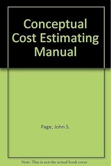 Conceptual Cost Estimating Manual