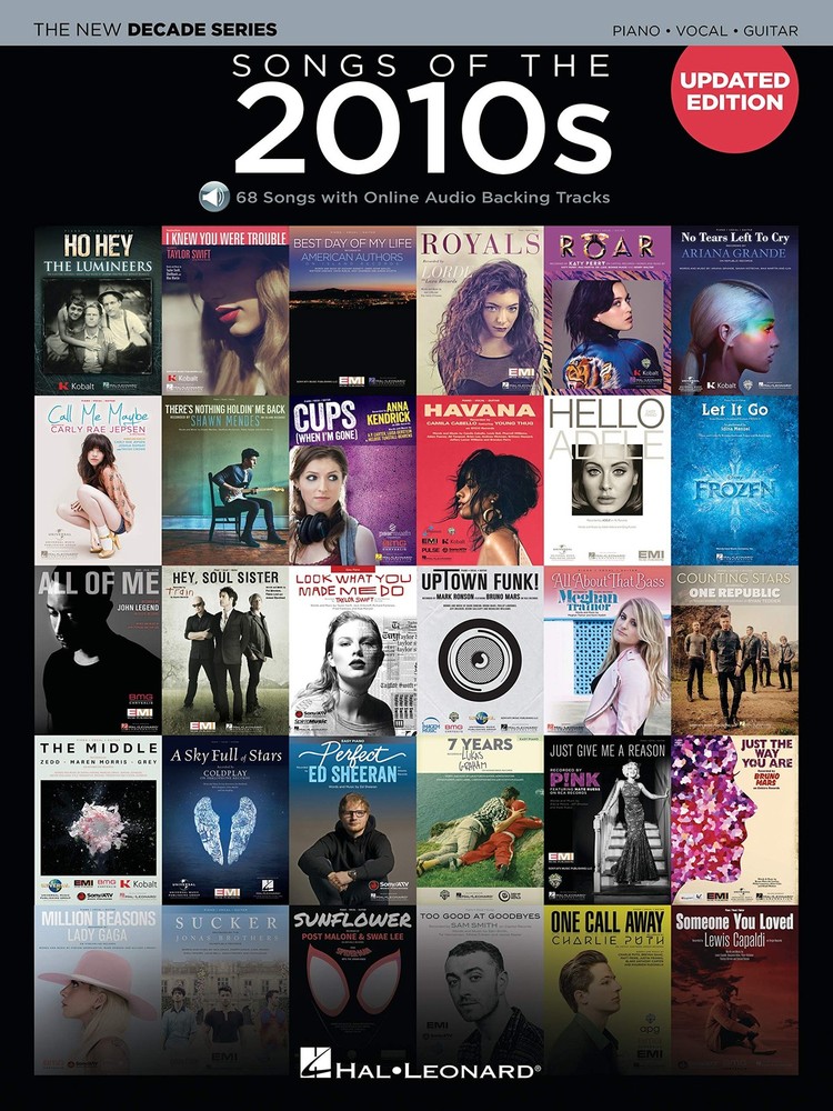 Songs of the 2010s Updated Edition | The New Decade Series Piano Vocal Guita…
