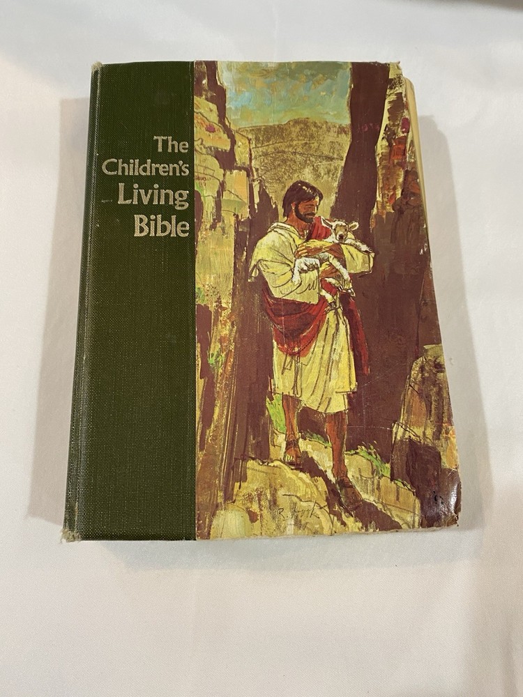 The Children’s Living Bible Illustrated Hardcover Vintage Tyndale