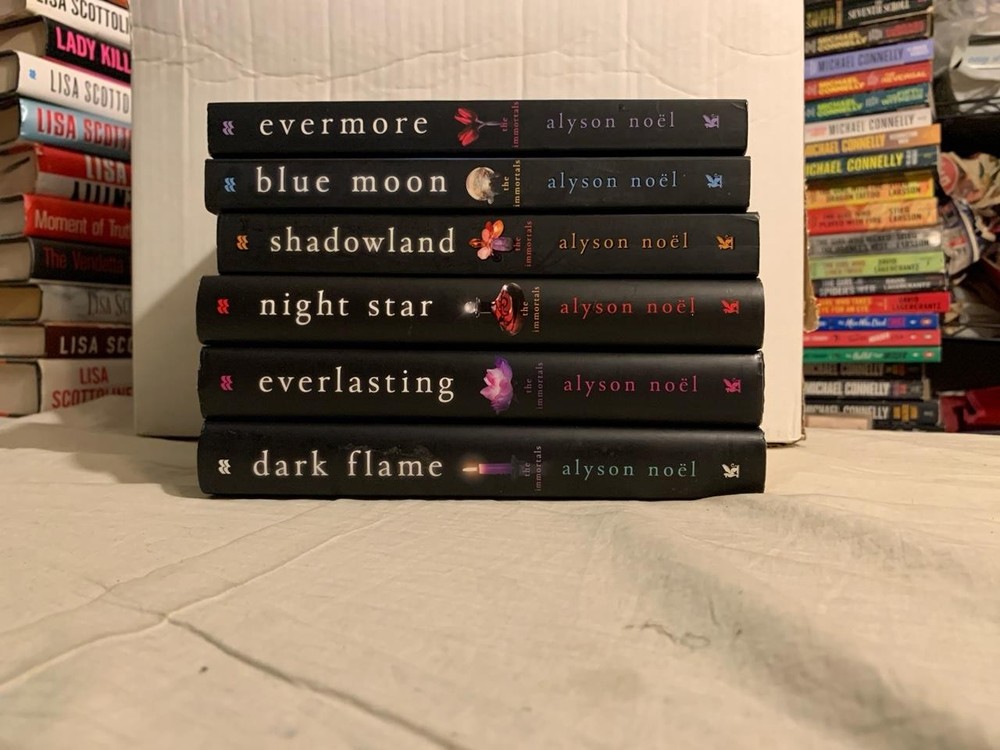 Lot of 6 The Immortals Series 1-6 Alyson Noel Evermore VERY GOOD!