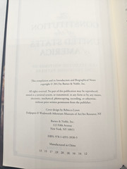 The Constitution Of The United States Of America Founding Fathers Writings HC
