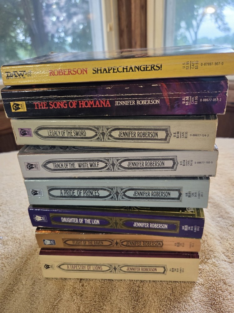 Jennifer Roberson Chronicles of the Cheysuli Fantasy PB Lot 8 Book Set DAW