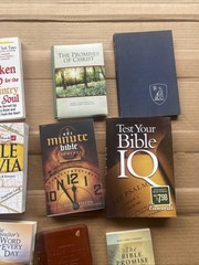 14 Christian Book Lot Prayers – Bible Trivia – Devotions Mixed Set See Pictures