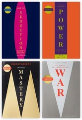 Robert Greene 4 Books Collection Set [The Concise Mastery, Power, Seduction, War