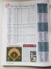 2001 MLB Official Guide To The 2001 Baseball Season Program 240 Pages MINT/NEW