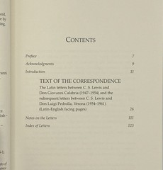 The Latin Letters of C. S. Lewis (1998 Paper) Text Translation Christian Oxford