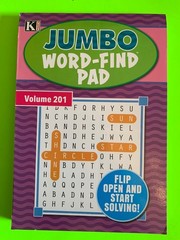 Kappa Jumbo Word-Find Pad Digest Puzzle Book Vol #201