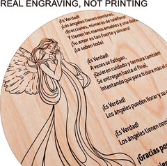 Unique Engraved 7×9” Wood Plaque for Mother’s Day – Spanish Poem Keepsake