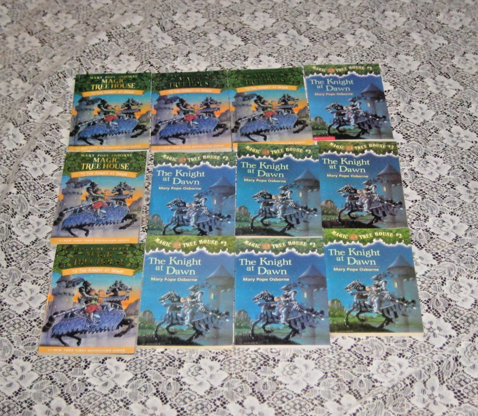 Magic Tree House #2 The Knight at Dawn class set Guided Reading lot 12 PB