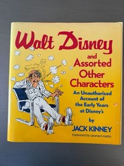 Walt Disney and Assorted Other Characters by Jack Kinney (1989, HB) Good