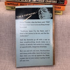 The Saint 6 book lot by Leslie Chartering Vintage 1930s 40s 60s Paperbacks