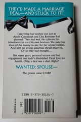 Harlequin/Silhouette Here Come the Grooms Romance Novels – 6 Wanted Spouse