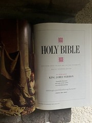 Holy Bible King James Version red letter edition. With Paperwork. Read