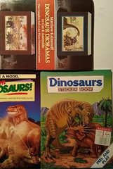 DINOSAUR DIORAMAS, DINOSAURS STICKER BOOK, CHOICE OF 1 ACTIVITY BOOK, NEW, MINT