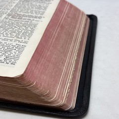 Bible Scofield Reference Edition 1945 KJV Oxford Black Morocco Leather lined