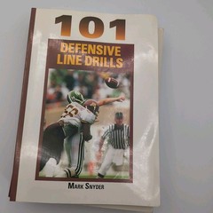 Lot Of 5 Coaches Choice 101 Football Books Team Defensive Receiver Stunts Drills