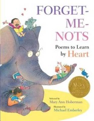 Forget-Me-Nots: Poems to Learn by Heart – Hardcover By Hoberman, Mary Ann – GOOD