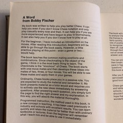 Bobby Fischer Teaches Chess Hardcover Xerox 1966 fourth printing