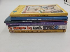 Boys, Youth, Reading books, Assort, For ages 7-11. Lot