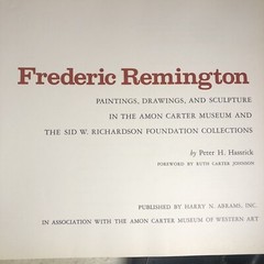 Frederic Remington : Paintings, Drawings, and Sculpture in the Amon Carter Mus.