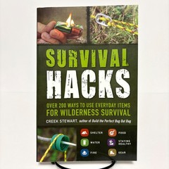 Survival Hacks Creek Stewart 2016 Paperback Wilderness Survival Adams Media Book