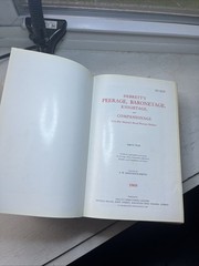 Debrett’s Peerage Baronage Knightage Companionage Hardcover Book 1968 SCHWEPPES
