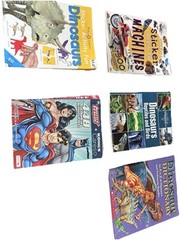 Dinosaur Activity Books, Stickers, Reading Books And Super Hero Coloring Book