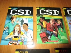 Club CSI Books #1-5 by David Lewman KIDS CRIME SOLVING FORENSICS