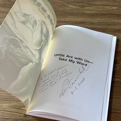 SIGNED UFOs Are With Us Take My Word Leo Dworshak 2003 First Printing Paperback