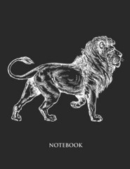 Lion Not: Hand Writing Not – Large (8.5 x 11 inches) – 110 Numbered Pages – B…