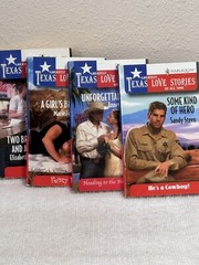 Silhouette Greatest Texas Love Stories Series Lot 4 Paperback Books
