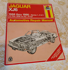 HAYNES Jaguar XJ6 1968-86 Series 1, 2, 3 – 4.2L 6cyl – Repair Manual – Good