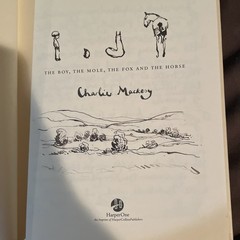 THE BOY, THE MOLE, THE FOX, AND THE HORSE by Charlie Mackesy. Hardcover Edition