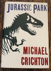 Jurassic Park Michael Crichton 1990 Hardcover First Edition/3rd Print