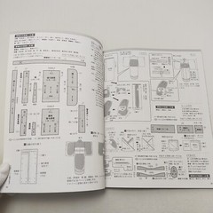 Japanese Miniature Kimono Craft Book by Hiroko Akita w/ Patterns for 22cm Dolls