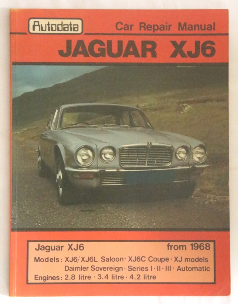 Autodata #282 Car Repair Manual Jaguar XJ6 from 1968 + xj daimler sovereign