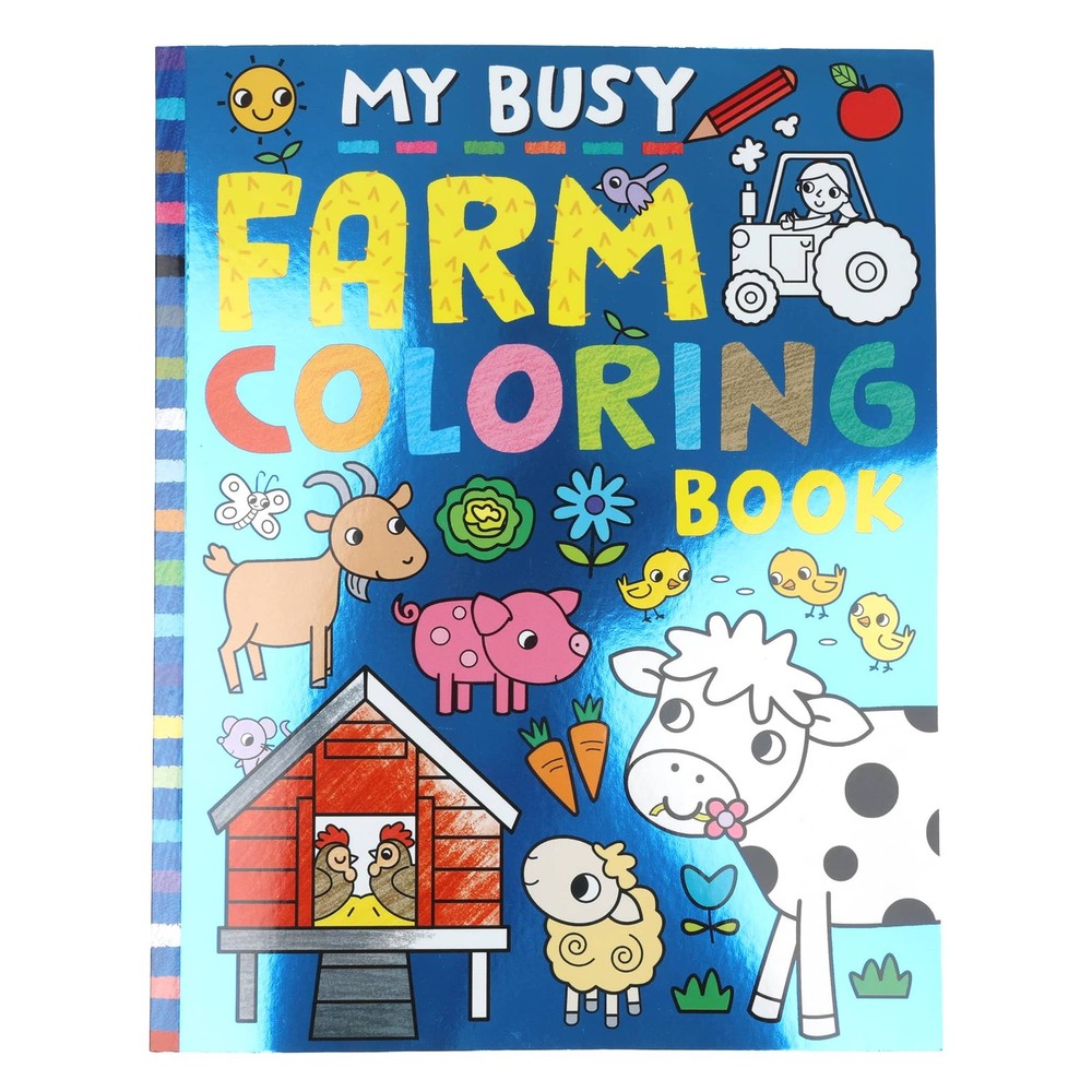 My Busy Farm Coloring Book – Paperback Book, 9781680103007