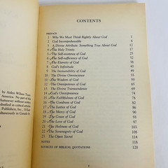 The Knowledge of the Holy by A.W. Tozer Paperback 1961 Christian Classic