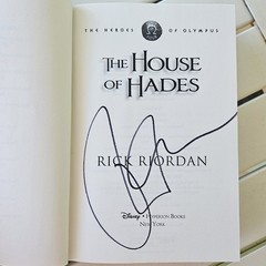 The House Of Hades Book 4 Hardcover First Edition Autographed By Author