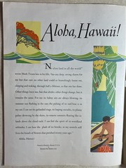 1935 The Story of Hawaii Paperback by Hawaii Tourism-Color Pictoral Maps