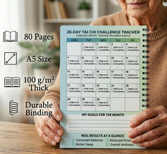 28-Day Tai Chi for Seniors Guide | Easy 10-Min Daily Routine | Balance, Flexibil