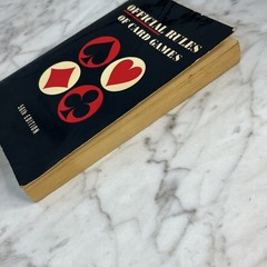 Official Rules Of Card Games 56th Edition Paperback Poker Bridge 1968 Vintage