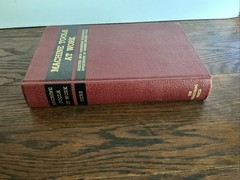 MACHINE TOOLS AT WORK Book Charles Herb 1942 First Edition Industrial Shop; 0604