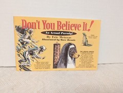 DON’T YOU BELIEVE IT! An Actual Parody – By Eric Metaxas & Marc Dennis – Book